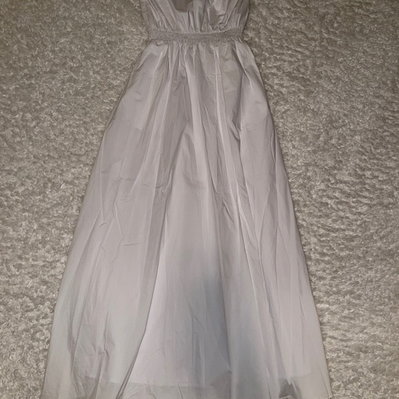 Byegreis Kenna White Strapless Maxi Dress NWT Small - Picture 3 of 9